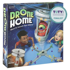 Drone Home-First Ever Game With a Real, Flying Drone-Great, Family Fun! - For 2-4 Players - Ages 8+