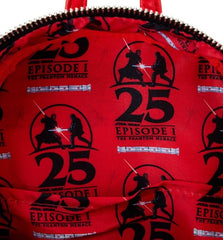 Loungefly Phantom Menace 25th Anniversary Star Wars Mini Backpack