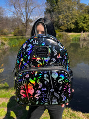 Loungefly Little Mermaid Iridescent Ursula AOP Toyz N Mini Backpack