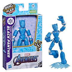 Hasbro Marvel Avengers Bend and Flex Missions Black Panther Ice Mission Action Figure,6-Inch-Scale Bendable Toy,Toys for Kids Ages 4 and Up
