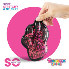 Taba Jelly Squishies Paw Claw - FuFu Squeeze Stress Relief- Stretchy & Sticky Fun Sensory Play with Decorations - Relaxing Fidget for Anxiety Relief & Calming Exercise