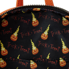 Loungefly Trick 'r Treat Sam Pumpkin Mini Backpack