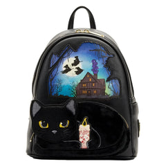 Loungefly Disney Hocus Pocus Binx Pocket Double Strap Mini Backpack