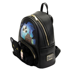 Loungefly Disney Hocus Pocus Binx Pocket Double Strap Mini Backpack