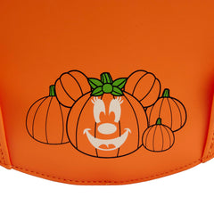 Loungefly Disney Glow Face Minnie Pumpkin Mini Backpack