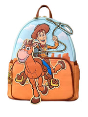 Loungefly Disney Pixar Toy Story Woody and Bulleye Toyz Mini Backpack