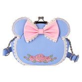 Loungefly Disney Minnie Floral and Lace Kisslock Crossbody Bag
