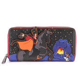 Loungefly Disney Aladdin Jafar Villains Scene Zip Around Wallet