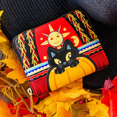 Loungefly Disney Hocus Pocus Dani Binx Zip Around Wallet