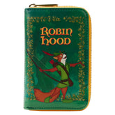 Loungefly Disney Robin Hood Book Zip Around Wallet