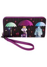 Loungefly Disney Villains Curse Your Hearts Wristlet Zip Around Wallet