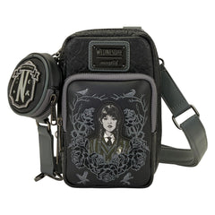 Loungefly Mgm Wednesday Cell Phone Crossbody Bag