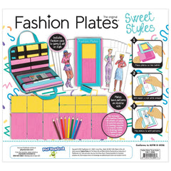 Fashion Plates Sweet Styles — Mix-and-Match Drawing Set and Travel Case — Make 100s of Fabulous Fashion Designs — Ages 6+