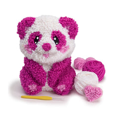 Yarnimals Panda — Loop Your Own Panda — Craft Kit —Make Your Own Animal Toy — Ages 8+