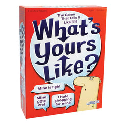 PlayMonster What's Yours Like - Hilarious Party Card Game - Describe What Your Guess Word is Like - Ages 12+