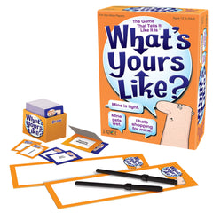 PlayMonster What's Yours Like - Hilarious Party Card Game - Describe What Your Guess Word is Like - Ages 12+