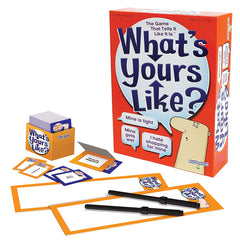 PlayMonster What's Yours Like - Hilarious Party Card Game - Describe What Your Guess Word is Like - Ages 12+