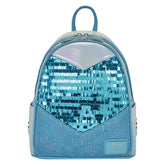 Loungefly Frozen Princess Elsa Glitter Sequin Cosplay Mini Backpack