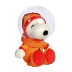 Aurora® Adorable Peanuts® Astronaut Snoopy Stuffed Animal - Officially Licensed Toys for All Snoopy Fans - Nostalgic Gift for Adults and Birthday Celebrations - Helmet 11.5 Inches