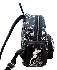 Loungefly Little Mermaid Iridescent Ursula AOP Toyz N Mini Backpack