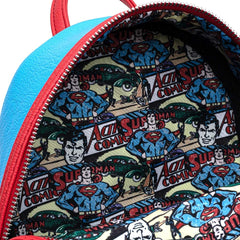 Loungefly DC Comics Vintage Superman Cosplay Mini Backpack