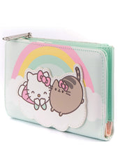 Loungefly Pusheen Hello Kitty Cloud Lounging Flap Fashion Wallet