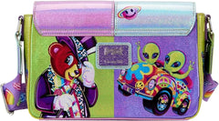 Loungefly Lisa Frank Color Block Crossbody Bag