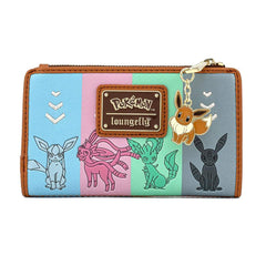 Loungefly Pokemon Eevee Evolutions Flap Wallet