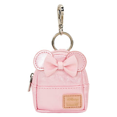 LOUNGEFLY Minnie Mouse Glitter Mystery Mini Backpack Keychain Charm