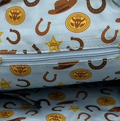 Loungefly Disney Pixar Toy Story Woody and Bulleye Toyz Mini Backpack