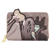 Loungefly Disney Sleeping Beauty Spinning Wheel Zip Around Wallet