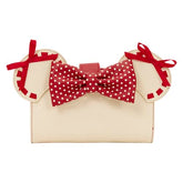 Loungefly Minnie Mouse Rock The Dots Coquette Flap Wallet