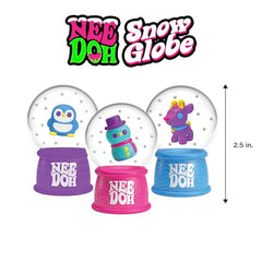 Schylling NeeDoh SQUISHMAS SQUISH N' FLOW SNOW GLOBE - Random style