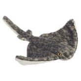 Aurora® Adorable Mini Flopsie™ Sting Ray Stuffed Animal - Mini Companions Ready for Playful Adventures - for Kids All Ages, Toddlers, Adults, and Families - Gray 10.8 Inches