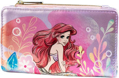 Loungefly x Disney The Little Mermaid Ariel Soft Floral Wallet