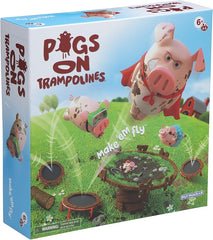 Pigs on Trampolines Board Games for Family Night Hand-Eye-Coordination Game