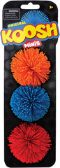 Koosh MINI Balls, Mini Variety 3 Pack - Beach Outdoor Games for Adults and Family, Fidget Toys, Koosh Balls, Screen-Free, Ages 3+