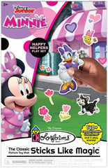PLAYMONSTER Colorforms — Disney Minnie Mouse Box Set — Pieces Stick Like Magic! — Fun Storytelling Play — Ages 3+