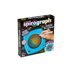 Spirograph Doodle Pad– Arts and Crafts, Scratch Art, LCD Writing Tablet for Kids, Kids Toys, Art Supplies, Drawing Kit, Spiral Art, Double-Sides Stylus, Build-in Storage, Stencils Included, Ages 5+