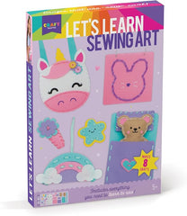 Let's Learn to Sew - Mini Sewing Kit for Beginners - Arts and Crafts, Art Supplies - Includes Sewing Supplies - Easy-to-Follow Instructions, Arts & Crafts, Ages 5+