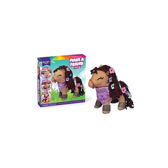 Craft- Tastic - Make a Friend Pony - Mini Sewing Kit, Arts and Crafts, Kids Crafts, Art Supplies, Craft Kit Makes 1 Easy-to-Sew Stuffie with Clothes & Accessories, Bonus Travel Tote Included Ages 5+