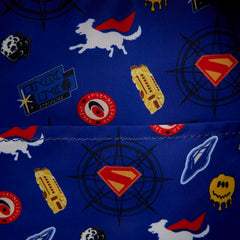 Loungefly Warner Bros. DC Supergirl Krypto Embroidered Mini Backpack