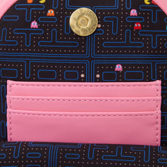 Loungefly Pac-Man Pinky Ghost Glow Sling Crossbody Bag