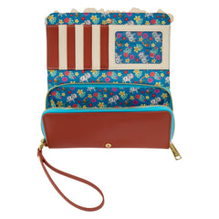 Loungefly Disney Moana Embroidered Floral Live Zip Around Wallet
