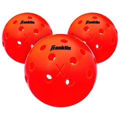 Franklin Sports X-40 USAPA Approved Tournament Pickleballs - 3 Pack - Ember