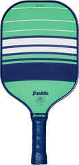 Franklin Sports Pickleball Paddle - Max Grit Fiberglass Surface - Polypropylene Core Pickleball Paddle - USA Pickleball (USAP) Approved - Navy/Mint