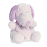 Aurora Adorable Peanuts Snoopy Palm Pals Stuffed Animal - Officially Licensed Toys For All Snoopy Fans - Fun Pastel Colors For The Spring Season - Purple 5 Inches
