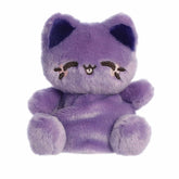 Aurora® Enchanting Tasty Peach® Meowchi Palm Pals™ Stuffed Animal - Bright & Colorful Design for Room Decor - Perfect for Adults, Kids, and Birthdays - Ube 5 Inches