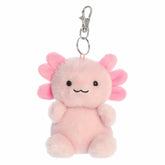 Aurora® Adorable Palm Pals™ Ax Axolotl™ Clip-On- Fun Collectible Plush for Kids and Adult Collectors - Perfect for Backpacks and Birthday Gifts - Pink 4 Inches