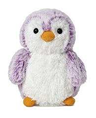 Aurora® Playful Pompom Penguin™ Brights Stuffed Animal - Vibrant Companions for Warm Cuddles - Perfect for Adults, Kids, and Birthdays - Violet 6 Inches